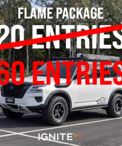 White Patrol Warrior Flame Package - 60 Entries